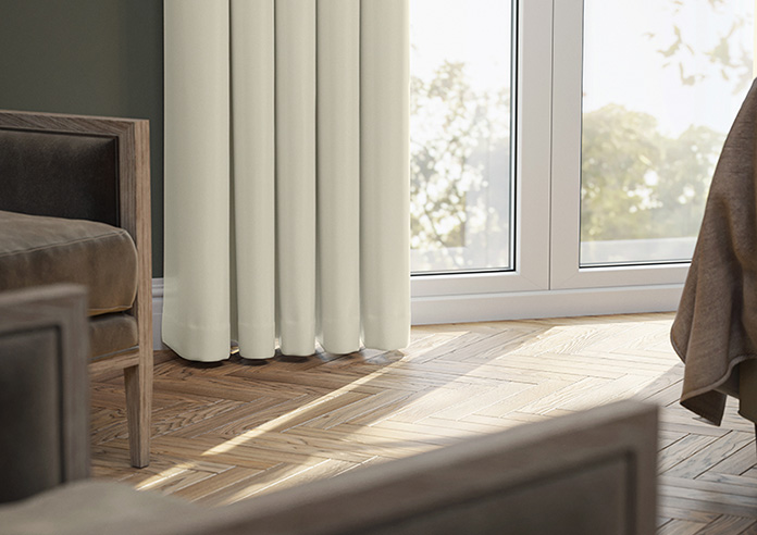 Soft Chevron, Cream - Made to Measure Curtains - Image 5